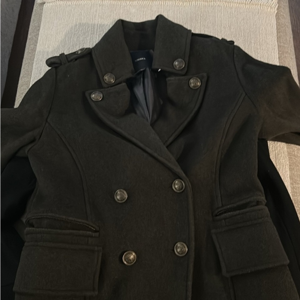 Forever 21 Dark Olive Trench Coat